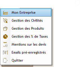 menu fichier